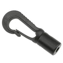 10 Black Kayak Boat Canoe Dinghy  Shock Cords End Snap Hooks Bag Clips