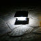 Solar Power LED Pillar Lamp Outdoor Garden Fence Light (Cold White Black) A