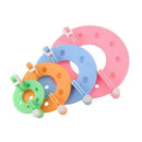 8Pcs/set Plastic Knitting Crafts 4 Different Sizes Plush Ball Making Tool B6E8