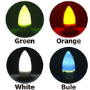 E14 LED color candle tip bulb, color candle light, green F1H8
