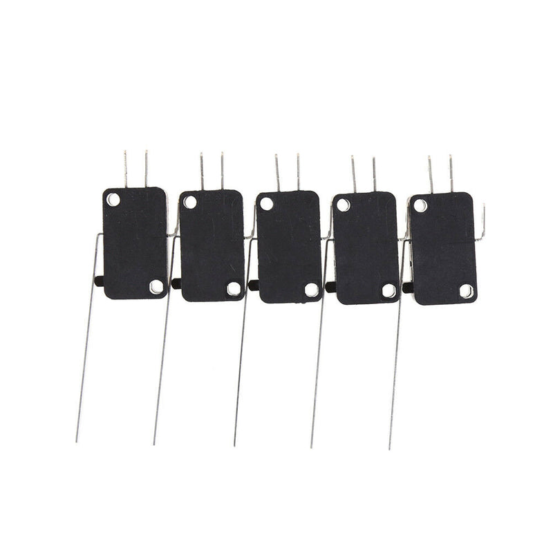 5pcs KW7-9 Long Straight Hinge Lever Type SPDT Micro Switch Limit Switch Bj
