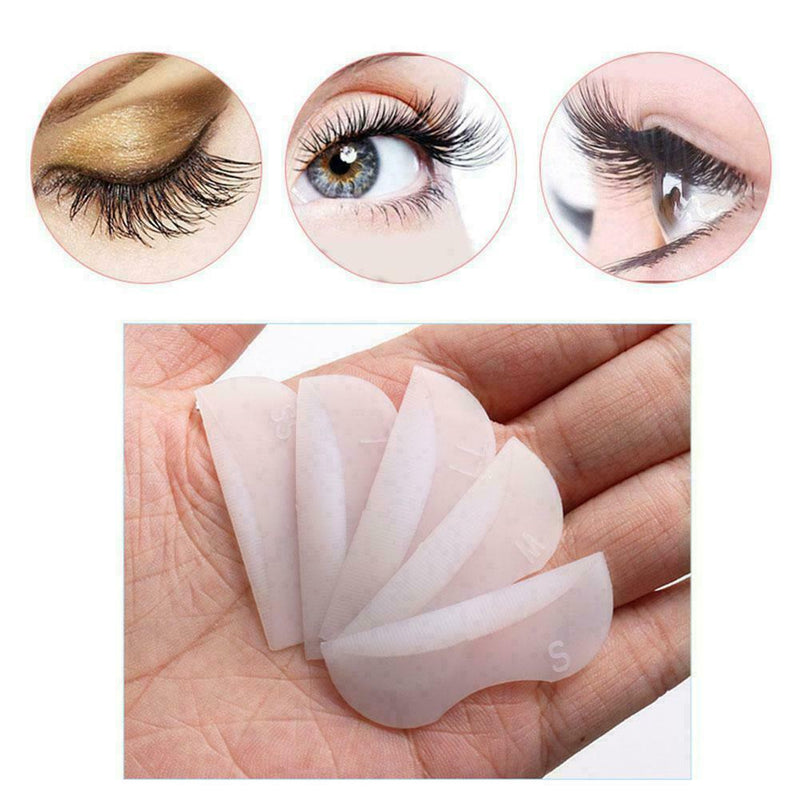 Reusable Eyelash Lift Perming Silicone Curler Curling Pads Patches Shields Y8F7