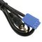 2x 3.5mm MP3 Car Audio AUX In Input Interface Music Cable For VW Passat Bora