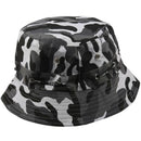 Camouflage Pattern needle Brim Cotton Bucket Sun Cap Hat for Man Q1R2