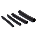 127Pcs Glue Weatherproof Heat Shrink Sleeving Tubing Tube Assortment Kit BlackJR