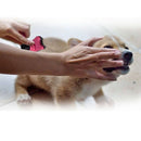 Pet Brush Hair Fur Shedding Trimmer Grooming Rake Comb Brush Tools-Pink