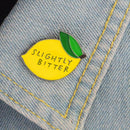 Creative Yellow Lemon Brooches Enamel Badges Jacket Bag Decor Jewelry Gift