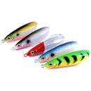 5 Pieces Rattling Minnow Spoon Fishing Lure 8.5cm 20g Freshwater Saltwater