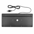 Black Ultra-thin Quiet Small Size 78 Keys Mini Multimedia USB PC Laptop Keyboard