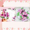 Lily Flowers DIY Metal Cutting Die Scrapbook Paper Craft Embossing Stencil Card