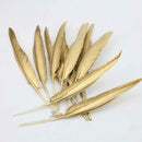 50 Golden Feathers 10-15cmDIY Handmade Jewelry Craft Decoration Materia NZM