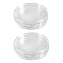 20 Pcs Small Round Transparent Plastic Coin Capsules Box 22mm & 25mm R7F6
