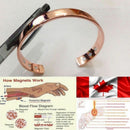 Unisex Healing Copper Magnetic Bio Therapy Bracelet Arthritis Pain Relief Bangle