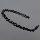 Fashion Spiral Waved Sports Hairband Men Women Hair Hoop Headwear (5pcs) A