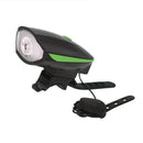Super Bright USB Led Bike Bicycle Light Rechargeable Headlight Set Green Multi