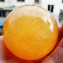 Natural Labradorite Rose Quartz Crystal Ball Healing Citrine Stone Home Dec
