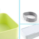 Double Layer Lunch Box Food Storage Container Microwave Oven Bento Boxes Di Q4K5
