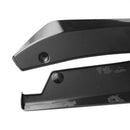 2PCS Car Rear Bumper Deflector Lip Body Spoiler Wrap Angle Splitter (Black)