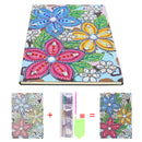 DIY Special Shaped Diamond Painting Flower 50 Pages A5 Office Notebook Gift