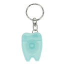 2Pcs 15 Meters Dental Floss Keychain Mini Health Hygiene Key Ring Portab OZ