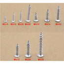 250g/Box 10 Sizes M3 M4 M5 Flat Head Self Tapping Screws Fastener Assortment