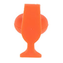 8pcs Silicone Wine Glass Shape Wine Glass Marker Drinking Cup IdentifierB Fw