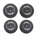 Front & Rear Rubber Tire Tyres for 1/14 RC Car WLTOYS 144001 Buggy Truck