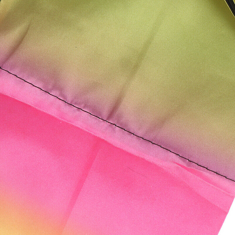 Change Color Scarf Magic Tricks Black To Rainbow Magic Props Toys BX