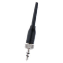 1x 3.5mm Lock Stereo Jack Plug DIY Audio  For Microphone Black 6cm