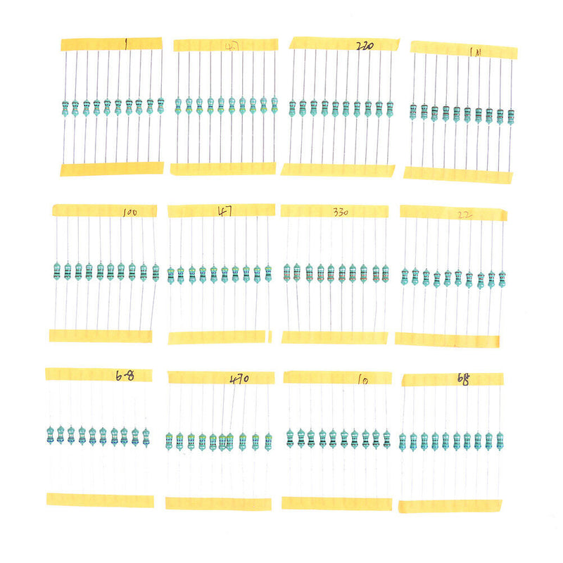 120pcs 0410 1/2W DIP inductors assortment kit 12 values 1UH-1MHR6 Gw