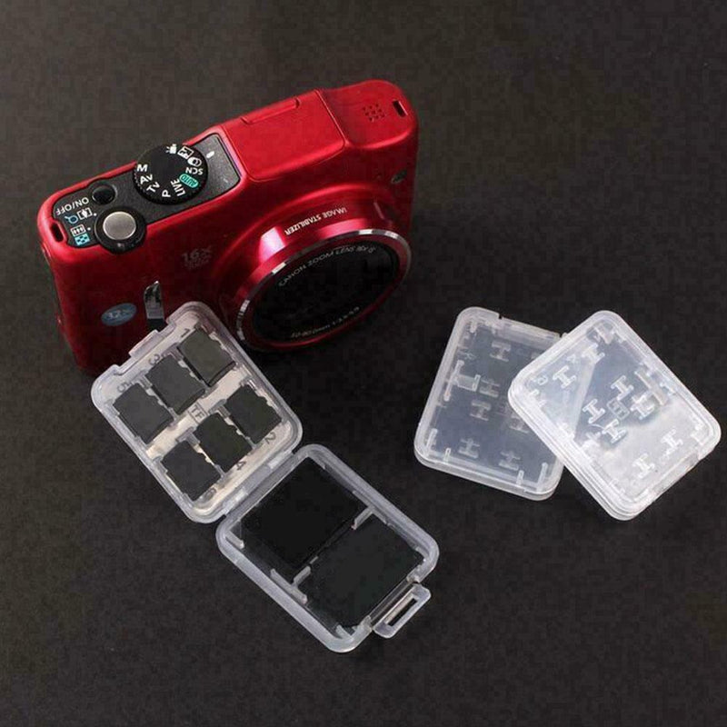 8 Slots Plastic Hard Micro SD SDHC TF MS Memory Card Storage Box_selling Fa O2B8