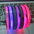 (7 Color) Car LED Colorful Water Coaster USB Charging Non-Slip Coaster HAJ NOO