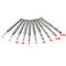 10pcs 1/1.5/2.0/2.5/ 3.175mm Carbide Ball Nose End Mill CNC Engraving Router bit