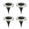 20 LED Solar Ground Lamp Waterproof Outdoor Garden Path Light (4cps White)