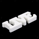 1-10 Wooden Table Numbers with Holder Base & 6 Pieces White Wooden Sign for
