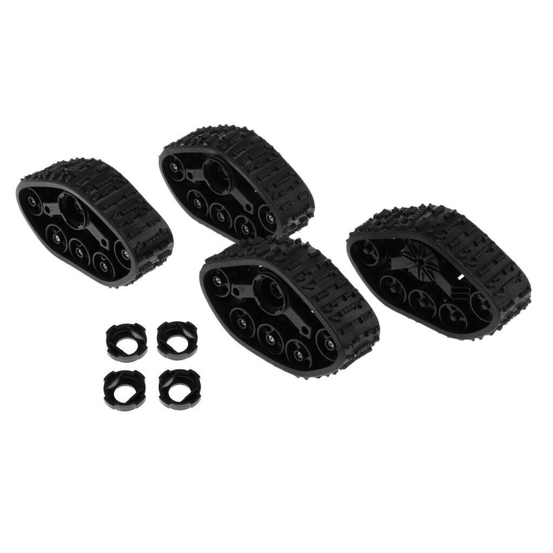4pcs Upgrade Track Wheels Spare Parts For 1/16 WPL B14 C24 Military Truck RC Car