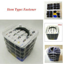 650 Pcs Plastic Car Fender Retainer Different Fasteners Clip Moulding O5Y4