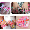 Little Kid Cartoon Finger Ring Set 1 Box of 36Pcs For Girl Birthday Party Supply