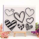 Silicone Clear Stamp Love Heart DIY Scrapbook/Photo Album Cards Paper Craft