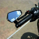 2 Pcs Motorcycle Rear View Handle Bar End Side Rearview Mirrors 7/8" 22mm YM