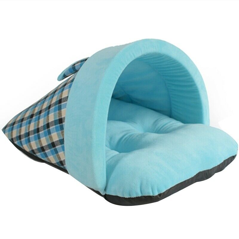British Style Warm Soft Dog Beds Winter Warm Pet Slippers Beds Kennel House