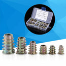 50x M4/M5/M6/M8/M10 Zinc Alloy Hex Socket Screw-in Threaded Insert Nuts Kits yfq