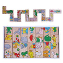 15pcs Dominoes Wooden Toys Puzzle Cartoon Animal Baby Educational Cute Toys