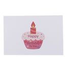 6pcs/set thank you cards birthday card for kids note cards with envelopes FU