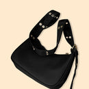 Women Nylon Shoulder Bag Street Zipper Purses Messenger Underarm Handbags