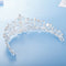 Women Girls Elegant Wedding Bride Crown Headwear Rhinestone Tiaras Cute Gif Gw