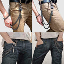 Strong Simple Twist Biker Trucker Key keychain Jean Wallet Chain Y0V9