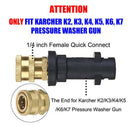 High Pressure Cleaning Foam Pot Cleaning Gun-1/4 Inch Quick Adapter For Kar J6E5