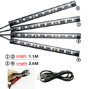 1PCs 5050 RGB LED Strip Lights 36LED SMD 5V Car Interior Music +Controller
