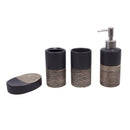 4Pcs Porcelain Bathroom Set European Bathroom Ceramic Liquid Soap Dispenser